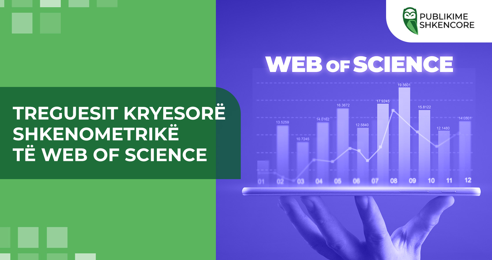 Treguesit kryesorë shkenometrikë të Web of Science